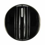 Bosch 00650847 Burner Knob, Black w/Metalic Accents