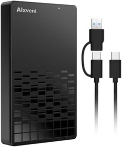 500GB Portable External Hard Drive,Ultra Slim HDD USB3.0/USB C | Plug and Play, Compatible with PC, Mac, Laptop, PS4/5, Xbox One and Xbox 360, lightweight portable data storage