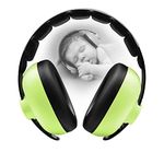 CLOSAL® Baby Ear Protection Noise Cancelling HeadPhones, Kids Noise Reduction Hearing Protection Earmuffs for 0-3 Years Babies, Soft Hearing Protection Earmuffs for Sleep Travel (Light Green)