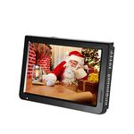 10" Car TV, Portable HDMI Small TV，ATSC Car TV and DVD Player Digital Television,1080P HD Video Player with USB/TF Card Slot, Bracket,Built-in Rechargeable Battery