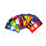 18650 Battery Sleeve/Wrap Heat Shrinkable PVC - Super Heroes (Set of 8 Heroes)