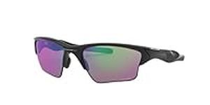 Oakley Men's OO9154 Half Jacket 2.0 XL Rectangular Sunglasses, Polished Black/Prizm Golf, 62 mm