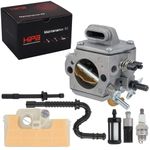 HIPA Carburetor with Air Filter Fuel Line Repower Kit for Sthil MS290 MS310 MS390 029 039 Chainsaw