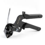 Flytuo Stainless Steel Cable Tie Gun: Metal Zip Tie Tightener, Tensioning and Cutting Tool for Heavy-Duty Stainless Steel Cable Ties, Ideal for Secure Fastening