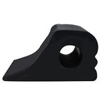 ALP Heavy Duty Wheel Chock Wheel Stopper Movable Solid EPDM Rubber for Prevents Vehicles from Rolling During Maintenance or Storage Rubber Wheel Chock (Wheel Chock Small- 1)