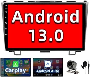 Binize Android 13 Car Stereo Compatible with Honda CRV 2007 2008 2009 2010 2011,CarPlay & Android Auto Touch Screen Car Radio Support Bluetooth,GPS Navigation,FM +Backup Camer
