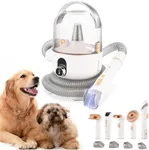 CHEINAUTO Dog Hair Vacuum & Pet Grooming Kit, 5 in 1 Pet Grooming for Dogs Cats, 2L Large Capacity Pet Hair Vacuum, Low Noise Dog Hair Vacuum for Shedding Pet Hair, Home Cleaning