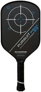 Engage Pursuit Pro1 6.0 Elongated Carbon Fiber Pickleball Paddle - 8.0 oz, 16mm MachPro Core, T700 Carbon Fiber, Made in USA (Carbon-Sky, Elongated)