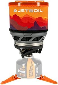 Jetboil MiniMo Camping and Backpacking Stove Cooking System with Adjustable Heat Control (Sunset)