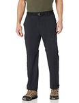 Arctix Men's Cliff Convertible Trail Pant, Black, Small (29-30W 30L)