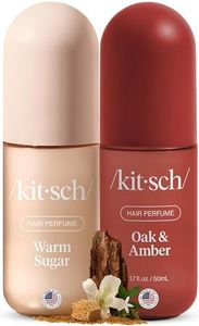 Kitsch Hair Perfume for Women- Warm Sugar and Oak & Amber | Clean, Deodorizing & Patented Odor-Eliminating Technology Hair Spray & Body Mist- Freshen Hair, Pillows | Ideal Gifts for Women - 50mL, 2pcs