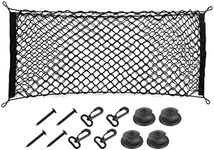 Car Rear Cargo Net, Adjustable Elas