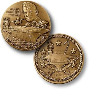Northwest Territorial Mint USS Dwight D. Eisenhower Challenge Coin
