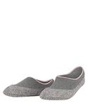 FALKE Women's Cosyshoe Invisible W HP Wool Grips On Sole 1 Pair Grip socks, Grey (Light Grey 3400), 5.5-6.5
