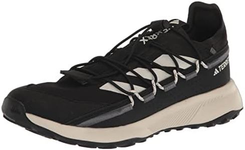 adidas Women's Terrex Voyager 21 Trail Running Shoe - Hiking Shoe, Black/Chalk White/Grey, 7.5 US