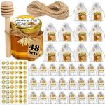 Aliggbent Honey Jars,48 Pack Mini H