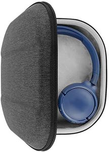 Geekria Shield Headphones Case Compatible with JBL Tune 660BTNC, Tune 700BT, Tune 510BT, Tune 570BT, Live 460NC Case, Replacement Hard Shell Travel Carrying Bag with Cable Storage (Dark Grey)