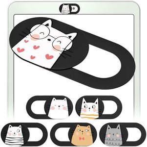 MESMOS Webcam Cover Slide, Cat Lovers Gifts for Women, Cat Gifts for Cat Lovers, Cat Lover Gifts, Cat Things, Cat Mom Gifts for Women, Cat Themed Gifts, Laptop Camera Cover Slide Cute