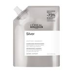 L’Oréal Professionnel Silver Shampoo For Grey, White Or Light Blonde Hair, Neutralising and Brightening, Serie Expert, 500ml Refill