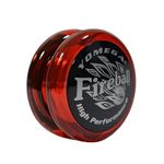 Yomega Fireball YoYo -HIGH Performance Responsive Transaxle Yoyo, Great for string tricks for advance Players to Perform Like Pros + Extra 2 yo yo Strings & 3 Month Warranty (dark red)