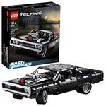 LEGO Technic Fast & Furious Dom's Dodge Charger 42111 Building Toy - Racing Car Model Building Kit, Iconic Movie Inspired Collector's Set, Gift Idea for Kids, Teens, and Adults Ages 10+