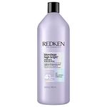 Redken Blondage High Bright Shampoo | Brightens and Lightens Color-Treated and Natural Blonde Hair Instantly |Infused with Vitamin C