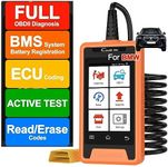 LAUNCH BMW Diagnostic Scanner Tool, 2022 Enhanced BMW Multi-System OBD2 Scanner, Auto Fault Code Reader with Bi-Directional Control & Battery Registration for All BMW After 1996