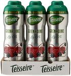 Teisseire Sugar Syrup Low Calorie Sugar Free Cordial Natural Ingredients 1523905, Grenadine, 3600 millilitre (Pack of 6 x 600 ml Bottles)