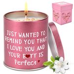 Gifts for Women Her Girlfriend Scented Candle Christmas Gifts Jar Candle Funny Gifts on Birthday Anniversary Cadeau Femme