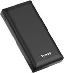 Philips Portable Charger Power Bank Powerbank 20000mAh 5V/3A Fast Charge Phone Battery Pack, High Capacity Battery Rapid Type USB-C Charger for iPhone 15 14 13 Samsung S22 S21 Google LG iPad etc