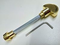 Spare Thumb-Turn & Release Spindle (for Bathroom Locks) (Brass)