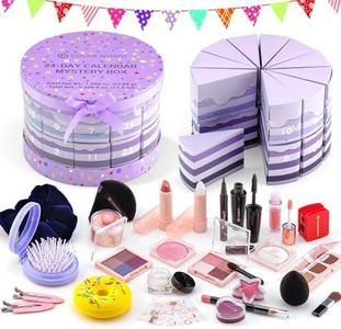 Color Nymph Makeup Advent Calendar 2025, 24 Days Advent Calendar Mystery Box for Christmas, Makeup Gift Sets - Xmas Beauty Countdown Calendar Cosmetics Kit for Women Girls Teens Daughters #Purple