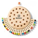 RiCLICK™ Wooden Memory Match Stick Chess|Memory Chess Game for Kids|Colorful Board Game| Brain Training Games for Kids 3+ Years|Educational Memory Game