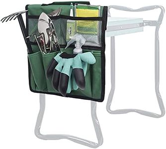 Gardening Tools Bag with Handle, Garden Kneeler Tool Bag Pockets, Portable Waterproof Garden Tote Bag for Kneeler Stool, Gardener Tool Storage Bag Pouch, Bench Kneeling Organizer