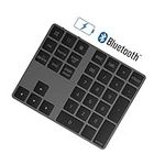 Rytaki Bluetooth Numeric Keypad, Wireless Keyboard with Multiple Shortcuts 34-Keys numeric keypad for M acbook/iP ad/Laptop/PC/phone Compatible with Surface Pro Windows Android iOS System