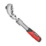 FIRSTINFO F3222NC 3/8-inch Drive Locking & Flexible Extendable Ratchet Wrench with 72-Tooth Geared Action Heavy Duty High Torque, Length 260-360mm (10.2-14.1 inches)