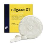 Religrip Band-Aid Tubular Gauze, Secure & Exceptional Wound Cotton Dressing Ideal for Fingers and Toes, Bandage for Wounds On the Hand-Arm Wrist & Toes, 20m Uncut Roll, 1.5m Width (Size 1)