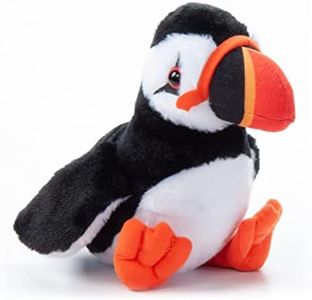 The Petting Zoo Puffin Stuffed Animal Plushie, Gifts for Kids, Wild Onez Sealife Animals, Puffin Plush Toy 9 Inches