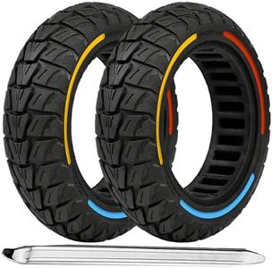 10x2.75/10x2.70-6.5 Electric Scooter Solid Tire, 70/65-6.5 Tire Replacement for Hover-1 Alpha, Hiboy Titan PRO, Emove Cruiser, Evercross H5,Dualtron 3,Speedway 5,Kugoo G-Booster G2 Pro- 3 colour