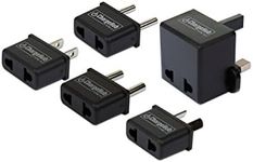 International Travel Adapters for ChargeHub X3/X5 for iPhone 7/6s/Plus, iPad Pro, Samsung Galaxy S8/S7, Google Pixel, LG, Nexus, HTC and More (Black)