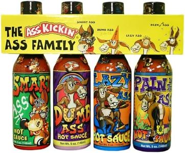 KICKIN' Family Hot Sauce Gourmet Gift Set - 5oz. 4-Pack Spice up gatherings with premium hot sauces. Perfect for gifting or enhancing family meals.