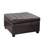 Christopher Knight Home 235204 Lyncorn Storage Ottoman, Brown