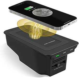 Wireless Charger for Volvo XC90 S90 V90 XC60 V60 S60 2021 2020 2019 2018 2017 Accessories,Center Console Wireless Charging Pad