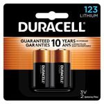 Duracell – 123 3V Ultra Lithium Photo Size Battery – long lasting battery – 2 count