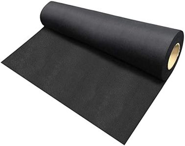 Agfabric Landscape Fabric Weed Barrier 4 Ft X 250 Ft Ground Cover Garden Mats for Weeds Block in Raised Garden Bed,black