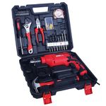 IBELL Professional Tool Kit with Impact Drill TD13-85, 650W, Copper Armature, Chuck 13mm, 59 Home Essential Tools/Accessories