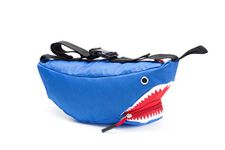 Shark Fanny Pack Cross Body Bag Wasit Pack Belt Bags for Men,Women,Kids Blue Shark