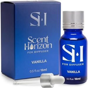 Scenthorizon Vanilla No.5008 Aroma Scent Diffuser Refill, 0.5 FlOz | 15ml, Premium Fragrance Refill for Ultrasonic and Waterless Diffusers, Crafting, Hotel & Home Aromatherapy