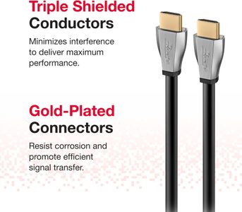 Rocketfish 50ft 4K HDMI Cable – High-Speed Ultra HD Video