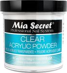 Mia Secret Professional Acrylic Nail System Clear Acrylic Powder, 4 oz.